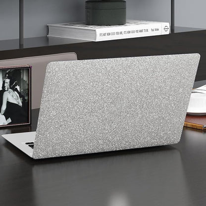 Livelynine 15.8x394 Silver Glitter Wallpaper Peel and Stick Decorative Contact Paper for Dresser Counters Tabletop Desk Crafts Walls Self Adhesive Silver Wall Decor Waterproof Glitter Vinyl Wrap