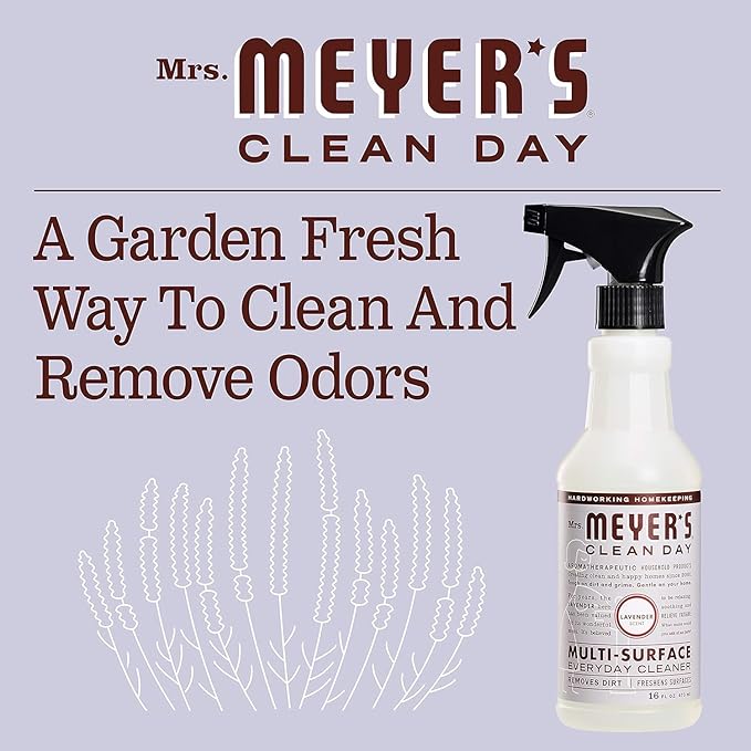 Mrs. Meyers Countertop Spray, Lavender Scent, 16 Oz. (Pack Of 6)