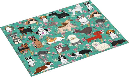 Dog Dish Drying Mat For Kitchen Microfiber Drying Mats Absorbent Reversible Dish Pad Draining Mats For Countertop Coffee Mats 18x24 Inch