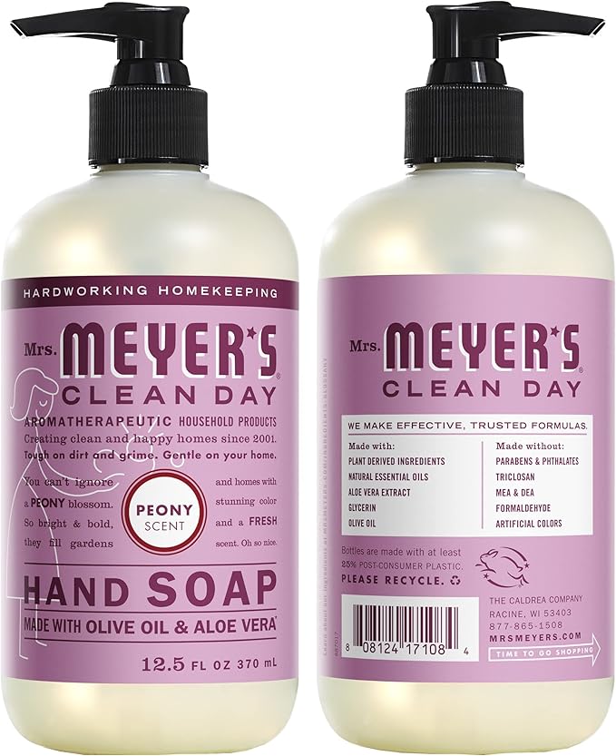 Mrs. MEYER'S Clean Day Limited Edition Scent Kitchen Basics Set (Peony)