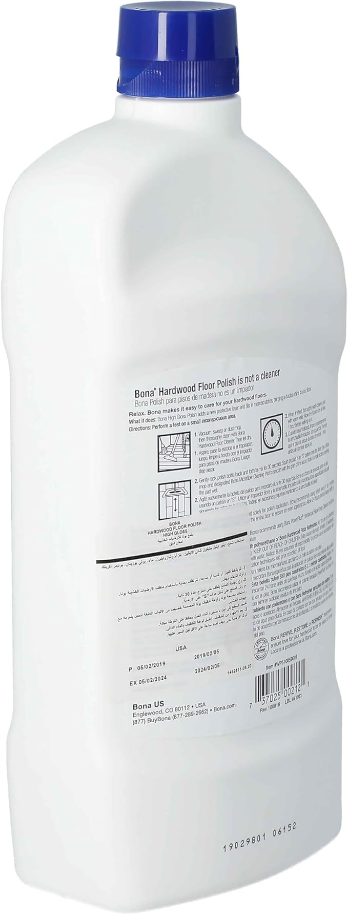 Bona Hardwood Floor Polish - High Gloss, 32 oz.