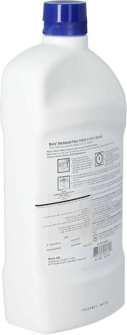 Bona Hardwood Floor Polish - High Gloss, 32 oz.