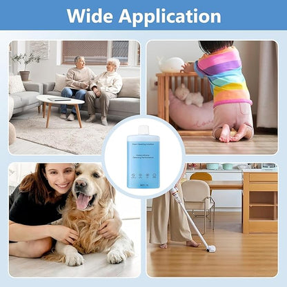 2-Pack Floor Cleaning Solution Compatible with Roborock Saros S8 S7 Q Revo Q Series Floor Cleaner for Hardwood, for Robot & Wet Dry Vacuums Mopping 2L, 33.8 Fl. OZ Original Flavor