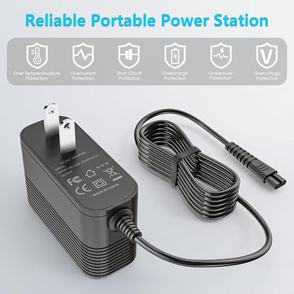 Charger for Voweek Electric Spin Scrubber Compatible with Voweek VWS211/SP02/ LABIGO LA1 Electric Spin Scrubber Power Cord Charger