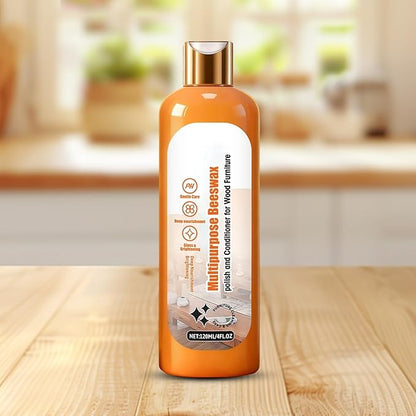 Wood Conditioner, Enhances Grain & Shine, 120ml,Hardwood Floor Polis-h, Wood Finish Restorer, Floor TouchUp Solution, For Cutting Board Cabinet Table Drawer Antique Teak