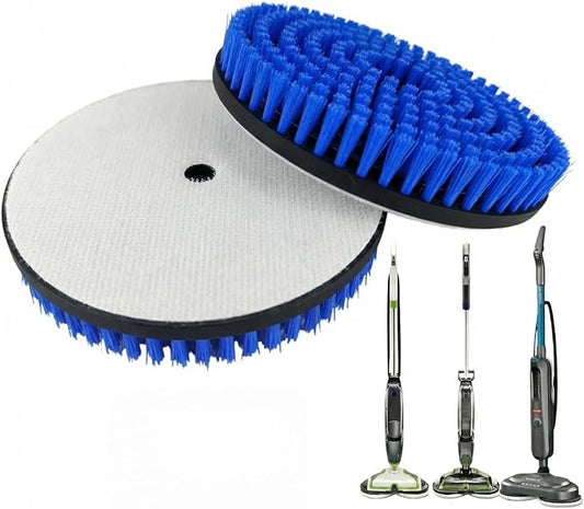 Spin Mop Brush Heads Replacement Pads for Bissell Spinwave Steam Mop 2124, 2039A, 23157, 23159, 3897A, 3712 - Hard Floor Cleaning Scrub Pads