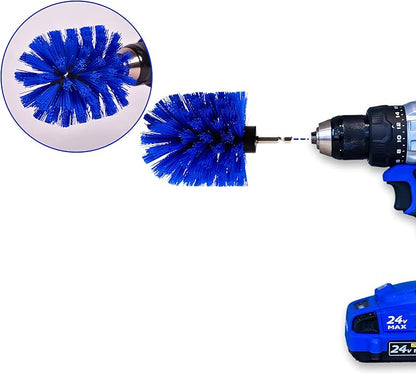 Diamond Shine Electric Toilet Brush Drill Attachment - Toilet, Sink, Grout, Tile, Floor, Bathtub, Shower