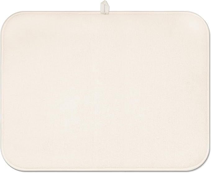 Dish Drying Mat Drainer Pads - Extra Large Microfiber Drying Mats for Dishes Kitchen Counter Super Absorbent Pads for Draining Racks (Chicken,18"x24" )