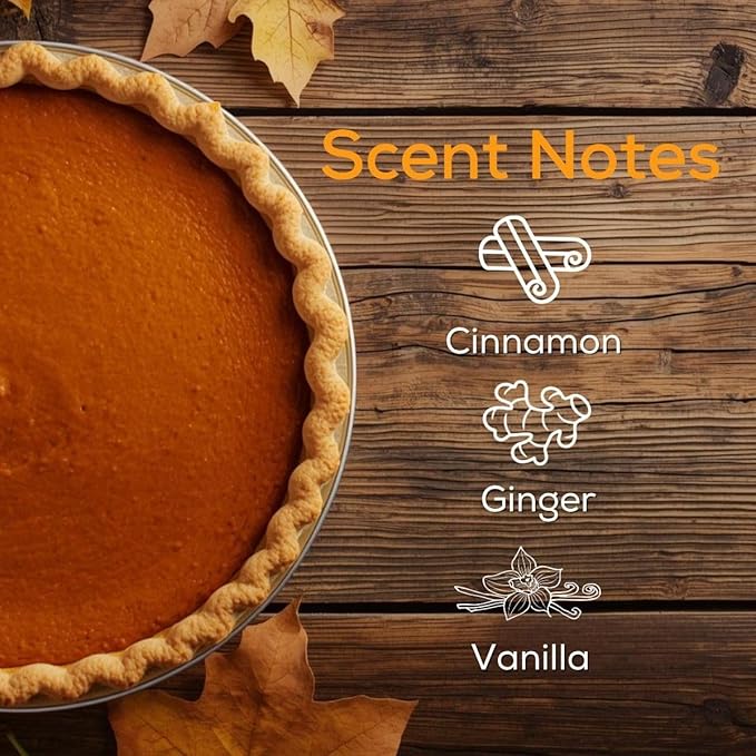 Scent Fill Pumpkin Pie Plug in Air Freshener, Scented Oil Refills, 2 Refills + Diffuser