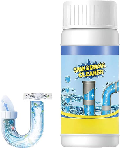 2026 Powerful Multi-functional Sink & Drain Cleaner Powder Quick Foaming Heavy Duty Clog Remover for Kitchen Bathroom, Heavy-Duty Clog Remover (Large-1PCS)