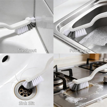 12Pcs Crevice Cleaning Brush Set,Hard Bristle Cleaning Supplies for Kitchen, Bathroom, Corner, Grout, Sink, Cup, Teapot, Bottle, Blender