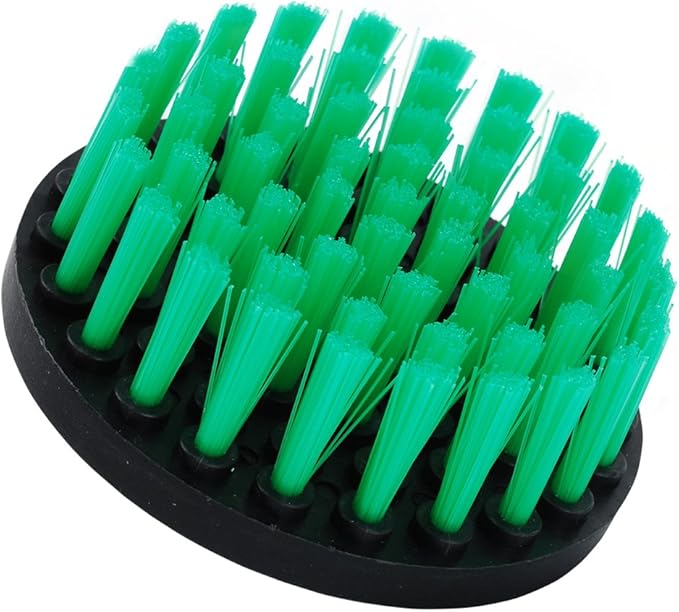 HIFROM Drill Brush - 4 inch Power Drill Attachment Medium Duty Scrubbing Stiffness Scrub Cleaning Brush for Bathroom Surfaces Tile Grout Showers Hard Water Stains Rust Mineral Marble Grout