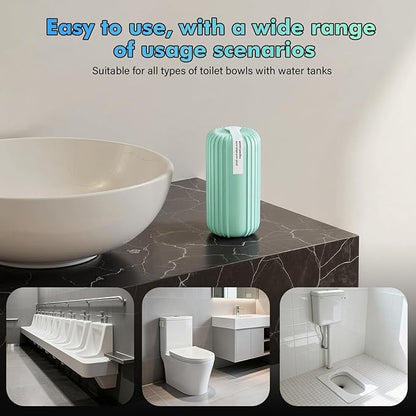 Crazy Clean Toilet Cleaner for bathroom: 3Pcs Toilets Cleaners Pro for Toilet Bowl, Drop-in Tank Cleaning, Eco-Friendly, Powerful Stain & Odor Removal, Safe for All Toilets, Home & Travel