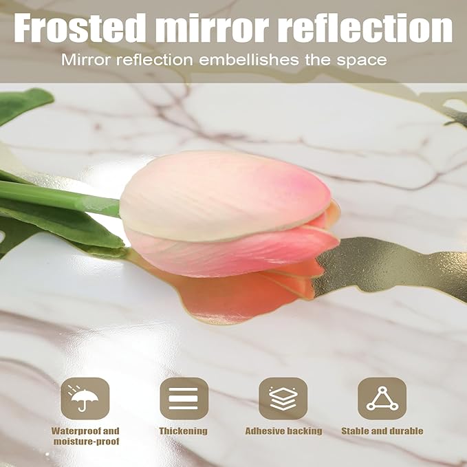 10pcs Thick Marble Peel and Stick Waterproof Wall Panels,Heat-Resistant Backsplash Tile, 23.6"x11.8" PVC Foam Wall Sticker for Kitchen,Living Rooms,TV Walls,White and Gold (Not Real Tile 19.4Sq. Ft.)