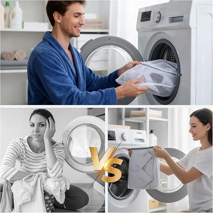 4Pcs Mesh Laundry Bags for Delicates 30x20cm Small Mini Durable Lingerie Bags for Washing Machine Delicates Laundry Bag for Lingerie Underwear Socks Baby Clothes Travel 11.8 x 7.87 Inches