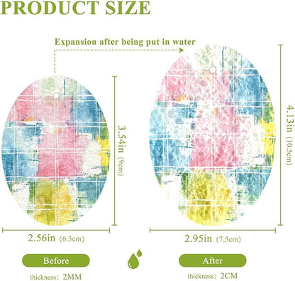 Colorful Check Plaid Kitchen Scrub Sponges, Pop-up Kitchen Cleaning Sponges Reusable Dish Washing Sponges for Bathroom Household Cleaning 3 Pack - Non Scratch Scrubber