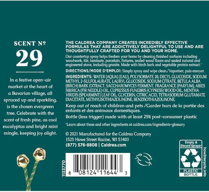 Caldrea Multi-Surface Countertop Spray Cleaner, Made with Vegetable Protein Extract, Juniper Laurel Mint Scent, 16 oz
