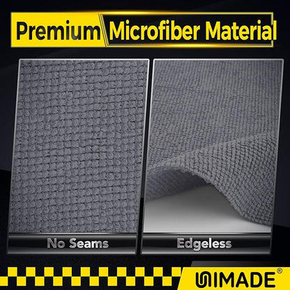 Microfiber Cleaning Cloth, 200 Pack Microfiber Towels for Cars Reusable Shop Rags Bulk Lint Free Cleaning Towels for Car Kitchen Automotive Bar Mechanic Restaurant Garage, 11.5"x 11.5", Grey