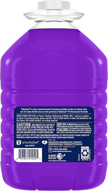 Fabuloso Professional All Purpose Cleaner & Degreaser - Lavender, 1 Gallon (Pack of 2)