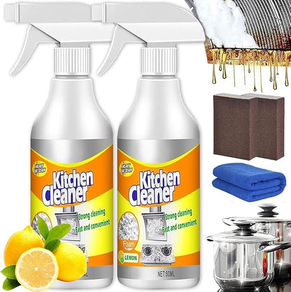 Kitchen Foam Cleaner, Kitchen Cleaner Foam Spray, Sciasi Kitchen Cleaner, Foam Kitchen Cleaner, All-Purpose Kitchen Pots And Pan Cleaner, Cleaning Supplys (2PCS)