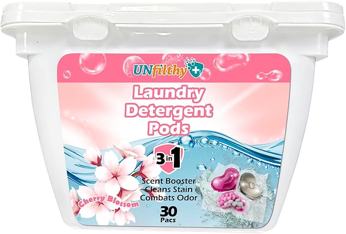 UNfilthy Concentrated Cherry Blossom Laundry Pacs (30)