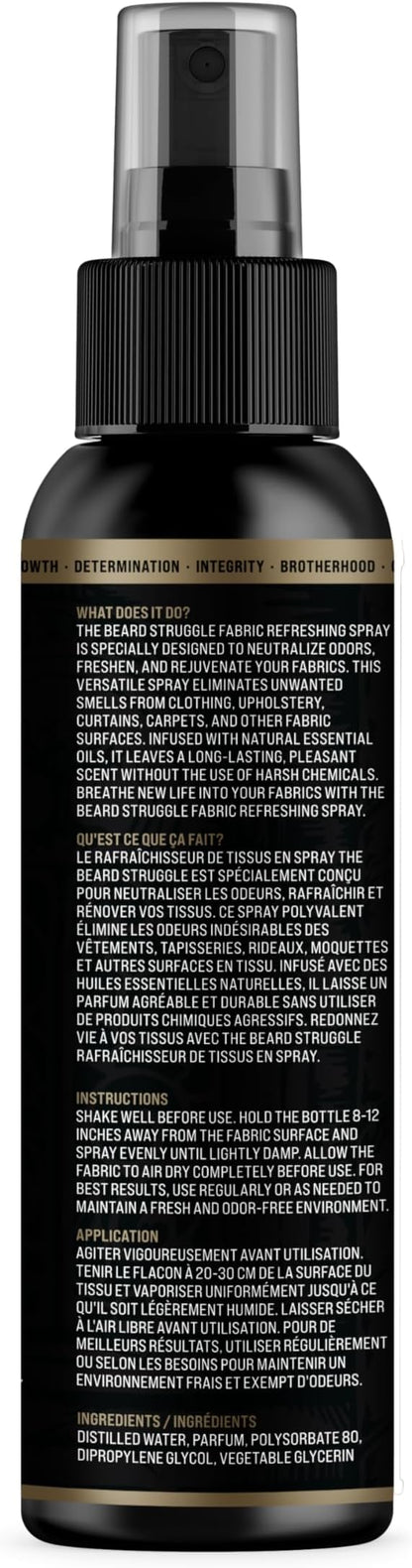 Fabric Freshener Spray by The Beard Struggle - Linen Spray Freshener for Cloths, Bed & Room Air Freshener - Odor Eliminator with Luxury Fragrance - Valhalla's Gates, Gold Collection (120ml)