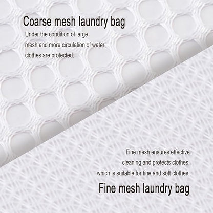 Extra Large Mesh Laundry Bags Washing Bag 6Pack Delicates Bag and Zipper Laundry Bag Jumbo for Washing Machine Large Mesh Bags for Blankets, Bedding, Coats, Toys (6PCS-XXXL)