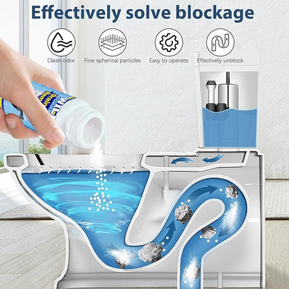 Wild Tornado Pipe Dredge, Fast Foaming Drain Clog Remover for Sink & Kitchen (4pcs)