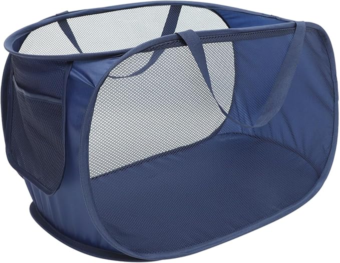 Ipetboom Foldable Mesh Laundry Hamper with Handles Large Collapsible Laundry Basket for Bedroom and Home Storage and Wire Multi Purpose Clothes and Organizer