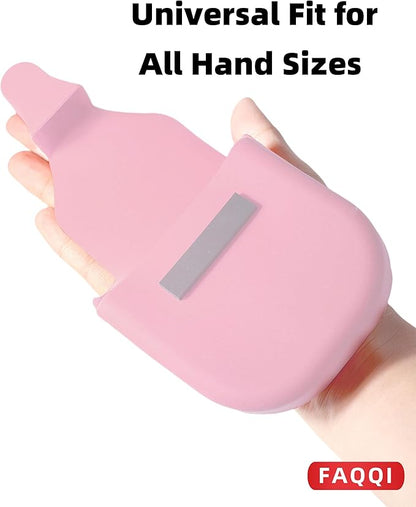 Pink Reusable Silicone Fuel Glove-Silicone Glove for Pumping Gas-Protect Hands from Filthy Gas Pump Handles and Keypads, Durable and Universal