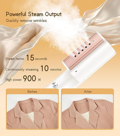 Nesugar G3 Steamer for Clothes Portable Travel Steamer, Fashion Handheld Garment Steamer, 0.75lbs Lightly, 15s Fast Heat-up, Light Mini Steam Iron for travel and home