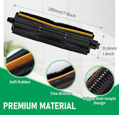 L40 Ultra TriCut Main Brush Replacement Compatible with Dreame X40 Ultra/X30 Ultra/L10s Pro Ultra/L10s Ultra/L20 Ultra | Anti-Hair Wrap Roller | Deep Cleaning for Pet Hair, Carpet & Hard Floor