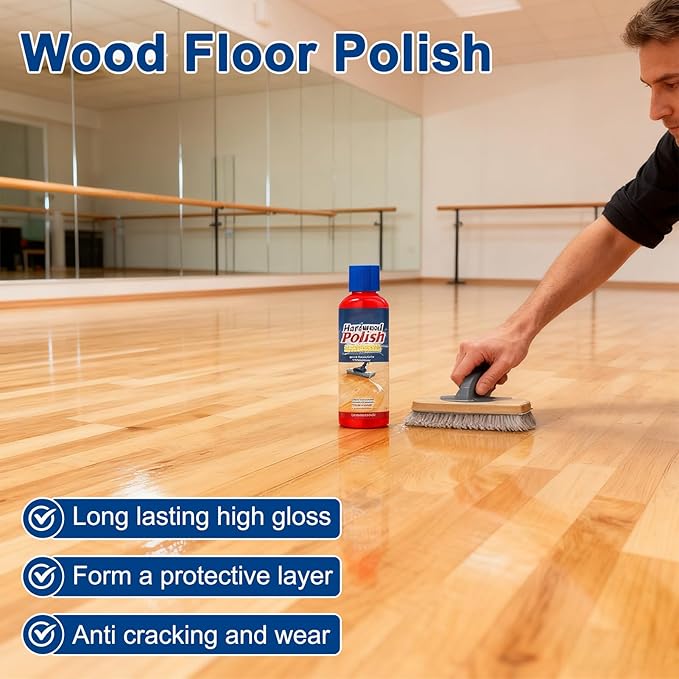 Wood Floor Polishes, 100ml Laminate Floor Cleaner, Laminate Floors Polishes Cleaner, High-Gloss Hardwood Shine Restorer, Scratch Repair Stain Remover, for Bedroom Entryway Living Room