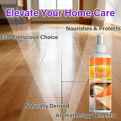Tile Cleaning Spray, Floor Stain Remover, 100ml Wood Cleaner with Grease-Fighting Formula, Marble and Laminate Cleaner, Home Cleaning Solution with Pleasant Scent, Floor Care for Bedroom and Kitchen