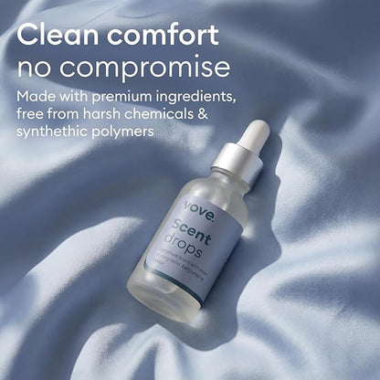 Vove Signature Scent Drops, Magnolia Bergamot Cedar - Laundry Fragrance Oil with Glass Dropper, Scent Booster, Pairs with Dryer Balls, Hypoallergenic, Biodegradable Musk, FSC-Certified Packaging