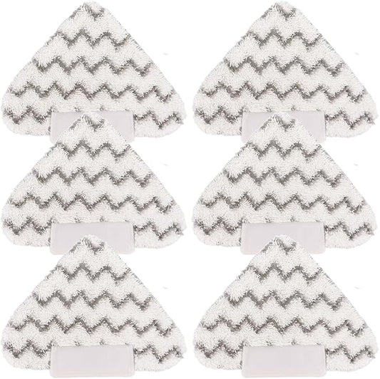 Sgizoku Triangle Steam Mop Replacement Pads for Shark Lift-Away Pro Steam Pocket Mop and Shark Genius Steam Pocket Mop System S3973D S3973 S5003D S6002 Vacuum Cleaner (6 Pack)