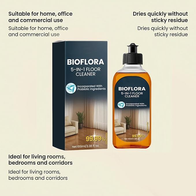 Floor Cleaner 100ml, Stains Remover Shine, Scented Hardwood Cleaner, Multi Floor Polishing Cleaning Solution, for Hardwood Tile Carpet Shower Kitchen Home House Wall Grout