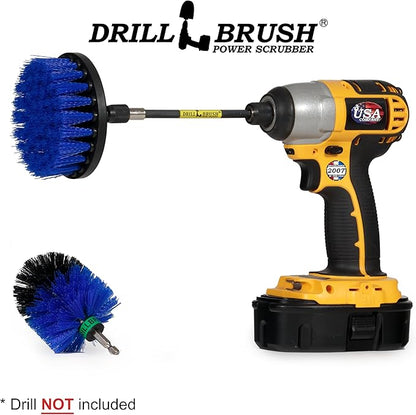 Boat Cleaning Tool Set - Boat Accessories - Aquatic Cleaning Supplies - Hull Cleaner Brush Heads - Barnacle Removing Brush Set - Fish Tank Restoration Brush - Boat Deck Cleaning Tools - Medium Stiff