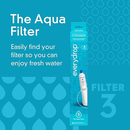 everydrop by Whirlpool Ice and Water Refrigerator Filter 3, EDR3RXD1, Single-Pack