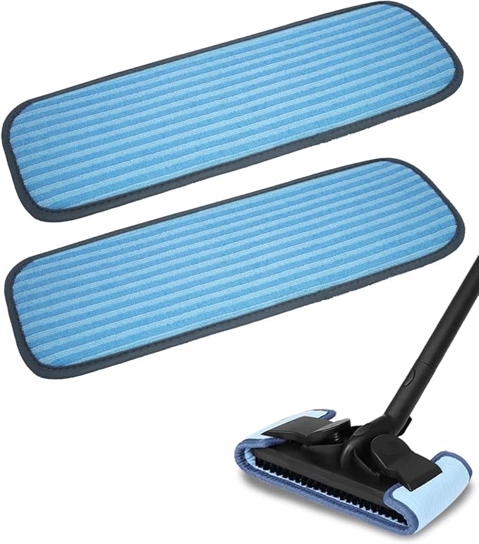 Steam Mop Replacement Pads Compatible with Wagner 915e Steam Cleaner for Home, Steam Cleaner Pads Compatilbe with TVD/STEAMBOT and Other Steamer Mop, Double-Sided Use Steam Pads (2 Pack)