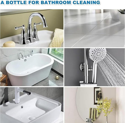2025 New Bathroom Descaler Foam Cleaner, Multipurpose Stubborn Stains Cleaner, Bathroom Descaler Cleaners, Cleaning Foam Spray for Kitchen Bath Shower Toilet Glass, Easy to Use (1Pcs)