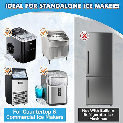 Ice Machine Cleaner Tablet, 36 Pack Ice Maker Cleaner for Crystal Clear Ice, Ice Machine Descaler Tablet for Most Countertop, Portable and Commercial Ice Machine,Remove Hard Water and Mineral Buildup
