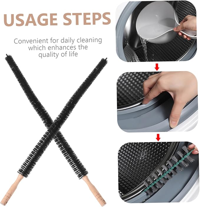 Dryer Vent Cleaning Brush Lint Brush for Dryer Washing Machine Cleaner Long Handle Easy Maneuverability