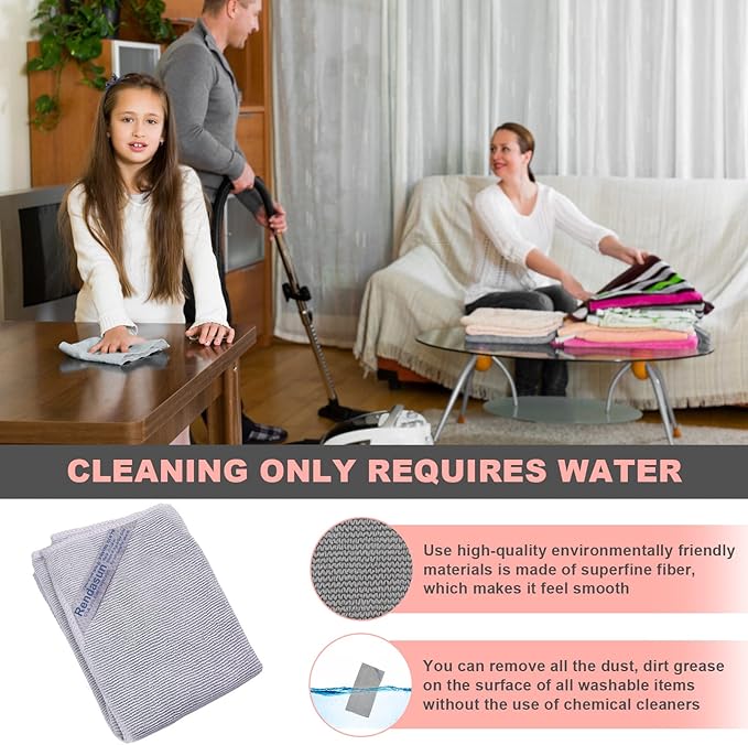 Enviro Cleaning Cloth, Basic Package Cleaning Cloth. for Cleaning Home, Car, Restaurant, Bar, Hotel Office. Only Water is Needed to Complete The Cleaning.