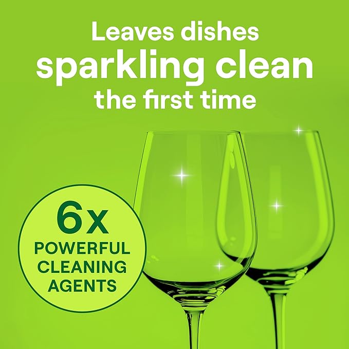 Seventh Generation Power Plus Dishwasher Detergent Packs Fresh Citrus scent Pack of 5 for sparkling dishes Dishwasher tabs 40 count