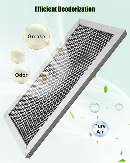2 Pcs Microwave Charcoal Filter Fit for Samsung, Replace ME18H704SFS/AA ME18H704SFS/AC ME18H704SFW/AA ME18H704SFW/AC