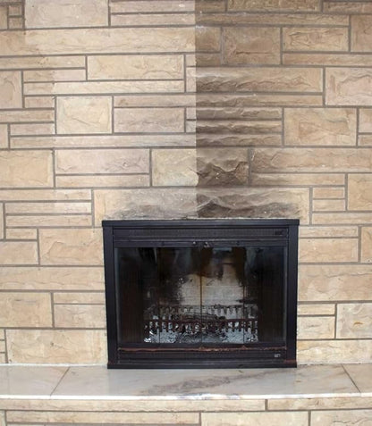 ChimneySaver Paint N Peel - Fireplace Cleaner - Liquid Chimney Cleaner for Masonry, 1 Gallon