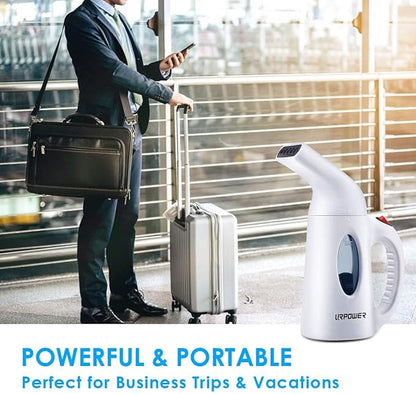 URPOWER Steamer for Clothes Steamer, Portable Handheld Garment Fabric Steamer Fast Heat-up Powerful Clothes Steamer with High Capacity for Home and Travel - Not for Abroad