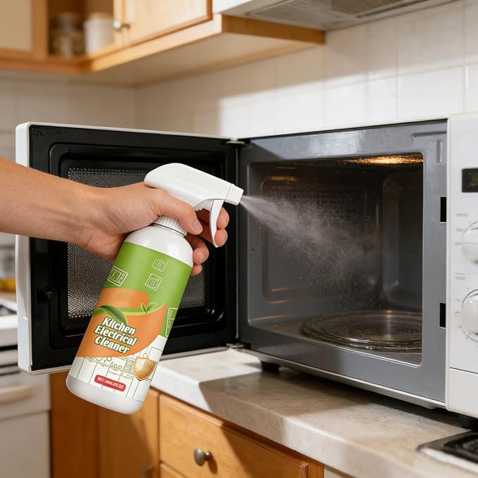 2PCS Electrolyzed Ion Kitchen Cleaner Spray - Multi-Purpose Household Cleaner for Oven, Stove, Range Hood & Appliances, Degreaser for Kitchen Surfaces (120ML)