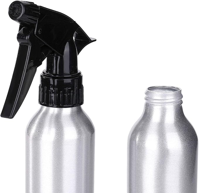 DOWEI 250ml Aluminum Empty Spray Bottles,2pcs Reliable Sprayer Empty Spray Bottles 250ml Aluminum Bottle for Hairdressing Tattooing Green Soap Flowers Water Sprayer Tool